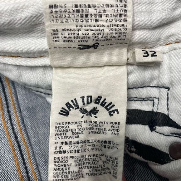 Denham Skin VJS Japanese Selvedge Denim Jeans Size W32 L32 Blue Skinny Fit - Picture 4 of 10